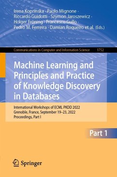 Cover Machine Learning and Principles and Practice of Knowledge Discovery in Databases (eBook, PDF)