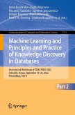 Machine Learning and Principles and Practice of Knowledge Discovery in Databases (eBook, PDF)