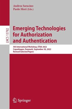 Emerging Technologies for Authorization and Authentication (eBook, PDF)