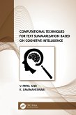 Computational Techniques for Text Summarization based on Cognitive Intelligence (eBook, ePUB)