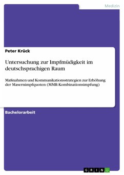 Untersuchung zur Impfmüdigkeit im deutschsprachigen Raum (eBook, PDF)