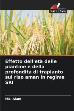Effetto dell'età delle piantine e della profondità di trapianto sul riso aman in regime SRI - Alam, Md.
