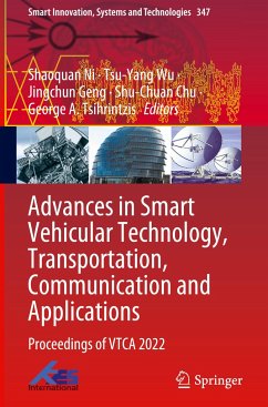 Advances in Smart Vehicular Technology, Transportation, Communication and Applications