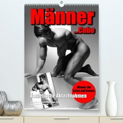 Männer... Cube (hochwertiger Premium Wandkalender 2024 DIN A2 hoch), Kunstdruck in Hochglanz - Wehrle & Uwe Frank (Black&White Fotodesign), Ralf