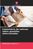 Comentário de notícias sobre questões seleccionadas