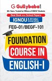 FEG-01/BEGF-101 Foundation Course in English-I
