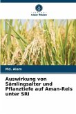 Auswirkung von Sämlingsalter und Pflanztiefe auf Aman-Reis unter SRI