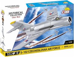 COBI 5821 - Historical Collection, Cold War, S-102 CZECHOSLOVAK AIR FORCE, Kampfflugzeug, Bauset