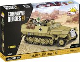 COBI Company of Heroes III 3049 - SD.KFZ. 251 Ausf.D. Halbkettenfahrzeug, 453 Klemmbausteine