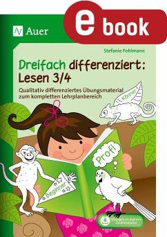 Dreifach differenziert Lesen 3 4 (eBook, PDF) - Pohlmann, Stefanie