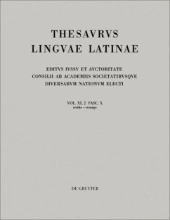 resilio - resurgo / Thesaurus linguae Latinae. . Vol. XI. Pars 2. Fasc.