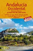 Mapa de carreteras de Andalucía occidental (desplegable), escala 1:340.000