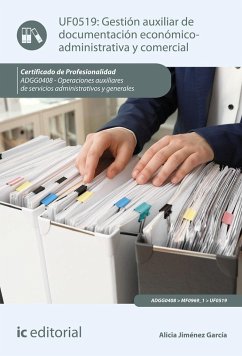 Gestión auxiliar de documentación económico-administrativa y comercial : operaciones auxiliares de servicios administrativos y generales - Jiménez García, Alicia