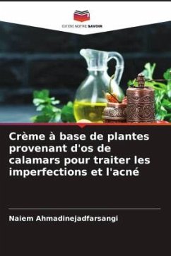 Cover Crème à base de plantes provenant d'os de calamars pour traiter les imperfections et l'acné