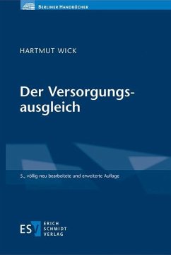 Der Versorgungsausgleich - Wick, Hartmut