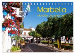 Marbella - Mondän und charmant (Tischkalender 2024 DIN A5 quer), CALVENDO Monatskalender - Werner, Berthold