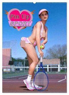 Pin Up Sport (Wandkalender 2024 DIN A2 hoch), CALVENDO Monatskalender