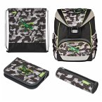 Herlitz Schulranzen UltraLight Plus Camo Dragon 16 Liter befüllt