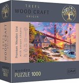 Holz Puzzle 1000 Sonnenuntergang am Golden Gate