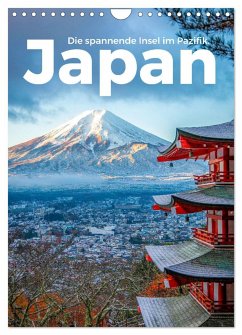 Japan - Die spannende Insel im Pazifik. (Wandkalender 2024 DIN A4 hoch), CALVENDO Monatskalender