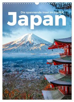 Japan - Die spannende Insel im Pazifik. (Wandkalender 2024 DIN A3 hoch), CALVENDO Monatskalender