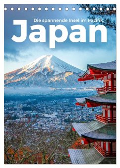 Japan - Die spannende Insel im Pazifik. (Tischkalender 2024 DIN A5 hoch), CALVENDO Monatskalender