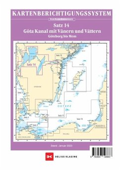 Berichtigung Sportbootkarten Satz 14: Göta Kanal mit Vänern und Vättern (Ausgabe 2023) - Team Technology Engineering+ Marketing GmbH Dr. Dirk Blume;Nautik Net Petra Blume