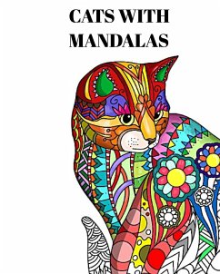 Cats with Mandalas - Adult Coloring Book - Press, Mandala Printing