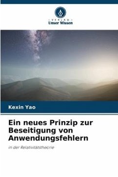 Ein neues Prinzip zur Beseitigung von Anwendungsfehlern - Yao, Kexin