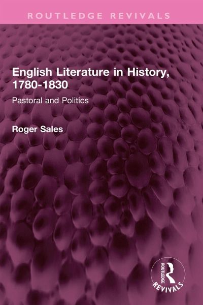 English Literature in History, 1780-1830 (eBook, PDF)