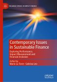 Contemporary Issues in Sustainable Finance (eBook, PDF)
