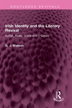 Irish Identity and the Literary Revival (eBook, ePUB) - Watson, George