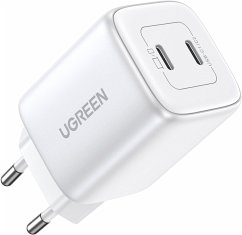 UGREEN Nexode 45W Dual USB-C PD Charger (25W+20W) white