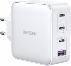UGREEN USB-A+3xUSB-C 100W GaN Tech Fast Wall Charger EU White