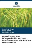 Auswirkung von Düngemitteln auf den Blattfalter und die Braune Heuschrecke