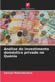 Análise do investimento doméstico privado no Quénia