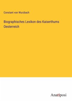 Cover Biographisches Lexikon des Kaiserthums Oesterreich