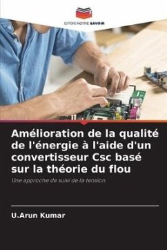 Amélioration de la qualité de l'énergie à l'aide d'un convertisseur Csc basé sur la théorie du flou - Kumar, U.Arun