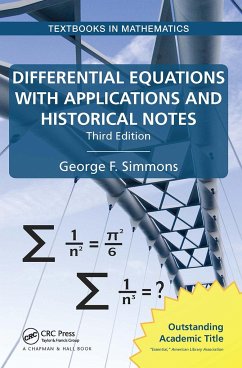 Differential Equations with Applications and Historical Notes - Simmons, George F.