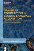 Grammar Competition in Second Language Acquisition (eBook, ePUB)