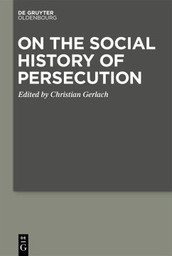 Cover On the Social History of Persecution (eBook, ePUB)