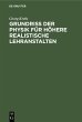 Grundriss der Physik für höhere... - Bild 1