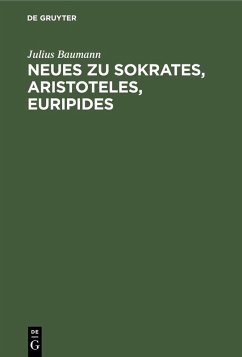 Cover Neues zu Sokrates, Aristoteles, Euripides (eBook, PDF)
