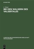 Bei den Walsern des Valsertales (eBook, PDF)