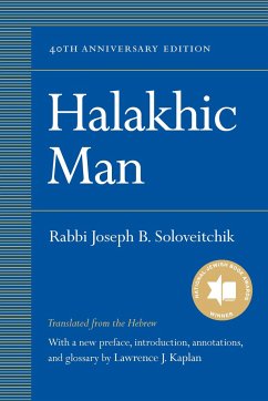 Halakhic Man - Soloveitchik, Joseph B