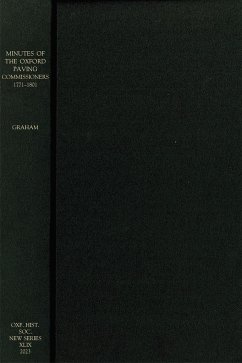 Minutes of the Oxford Paving Commissioners 1771-1801