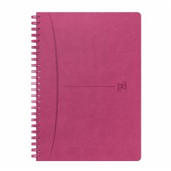 Cover Oxford Spiralbuch Signature A5, liniert, mit flexiblem Cover, 80 Blatt, Optik Paper®, SCRIBZEE® kompatibel, fuchsia