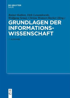 Cover Grundlagen der Informationswissenschaft (eBook, ePUB)