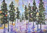 Pines in Moonlight Deluxe Boxed Holiday Cards (20 Cards, 21 Self-Sealing Envelopes) Pines in Moonlight Deluxe Boxed Holiday Cards (20 Cards, 21 Self-Sealing Envelopes)
