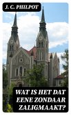 Wat is het dat eene zondaar zaligmaakt? (eBook, ePUB)